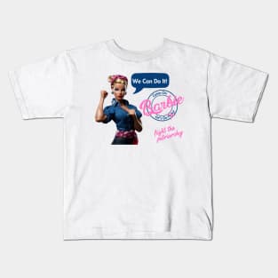 Come on Barbie, let's go fight the patriarchy! Kids T-Shirt